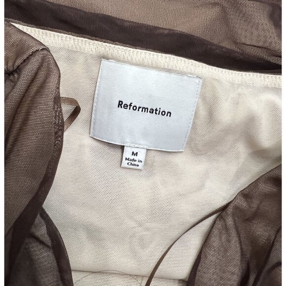 Reformation Myra Knit Top in Natural - Picture 4 of 4